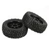 144001 124018 RC Car Wheel Rubber Rally Climbing Car Wheel Rim 75mm Tires Wheel  For MN99S