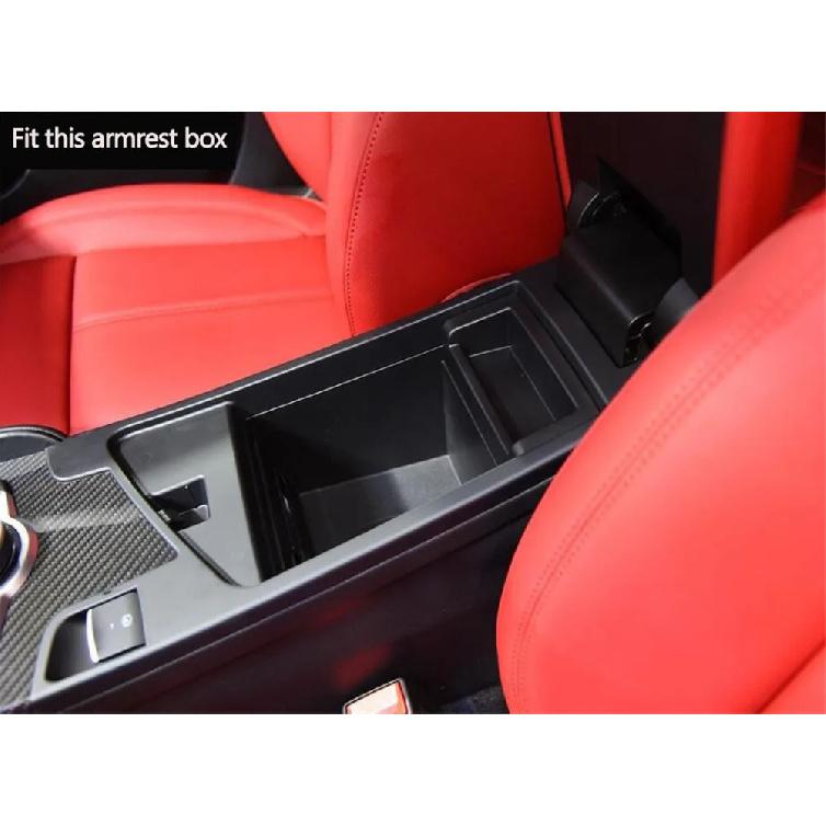 For Alfa Romeo Stelvio 2017-19/ Giulia 2016-19 Central Console Armrest Storage Box Car Styling Accessories Interior Holder Tray