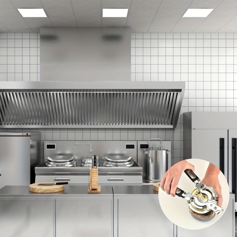 Manual Jar Lid Gripper Stainless Steel Effortless Bottle Opening Tool Can Opener Outdoor Party