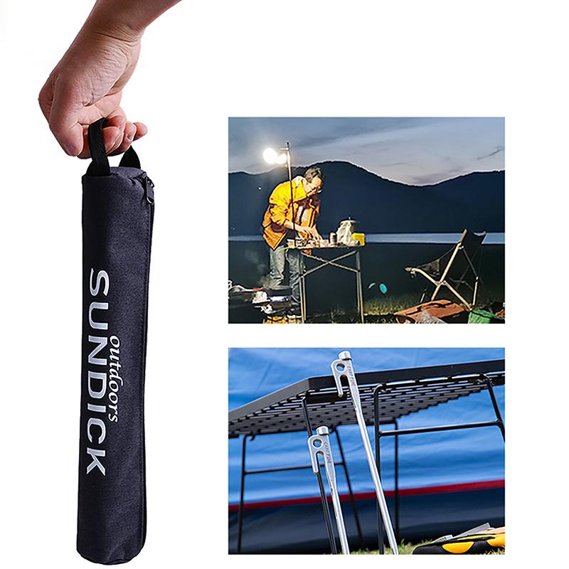Tent Nails Storage Bag Outdoor Camping Ground Pegs Hammer Wind Rope Floor Nail Storage Bag Camping Tent Accessories