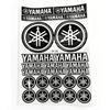 Reflective Motorcycle Stickers, Waterproof Vinyl Decor Decals for Yamaha Motorbike, Scooter, Helmet, Body, No Glue Residue