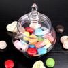 Clear Glass Candy Storage Jar with Lid Western Style Creative Wedding Party Dessert Table Decoration Home Bottle