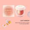 Zephoco Orange Silky Moisturizing Blush - Portable, Fine Powder with Excellent Color Payoff for Daily Use