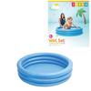 Intex 59416NP Crystal Blue Three-Ring Inflatable Paddling Pool, 1.14m x 25cm