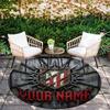 Custom Name,Atletico Grit round rug,Rugfor Living Room Bedroom Playroom ,Non-slip Floor Mat,Holiday and Birthday Gifts.chl