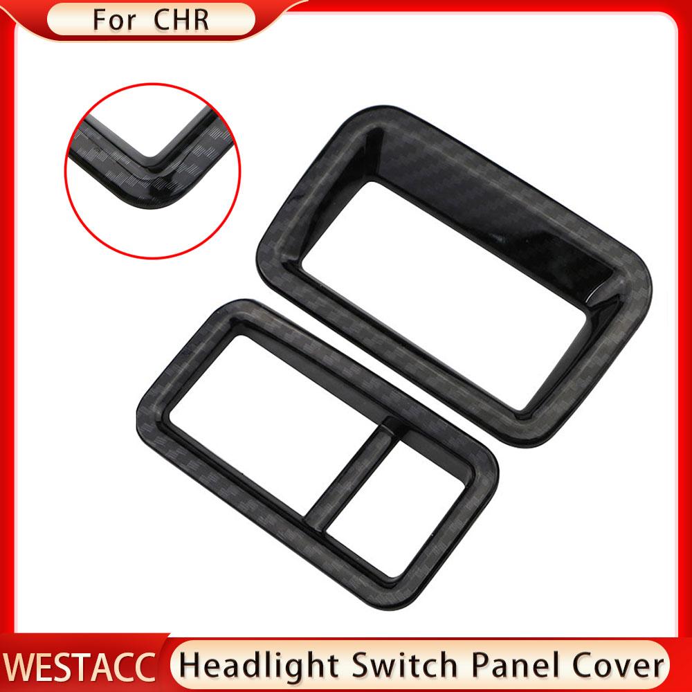 ABS cromat mașină comutator panou capac decorare autocolant ornamente pentru Toyota CHR C-HR 2016 2017 2018