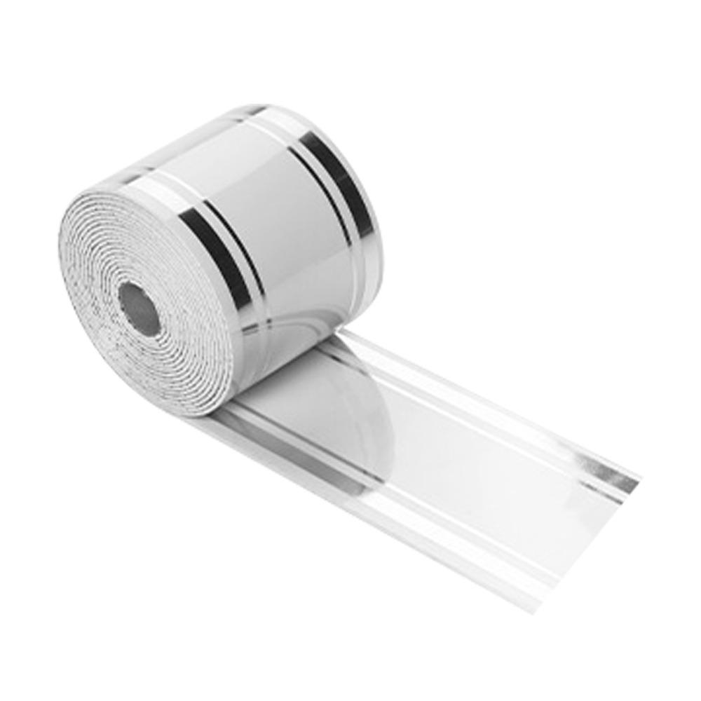 Thickening Foam Self-Adhesive Skirting Board Self-Adhesive Design PVC Material Waterproof Baseboard Marble Pattern