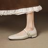 Women's Mary Jane Shoes 2025 New Square Mouth Flat Female Shoes Large Size One-Piece Ballet Shoes For Women