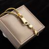 Punk Gold Color Alloy Metal Zipper Choker Necklace for Women Trend Thick Clavicle Chain Collar Vintage Necklaces