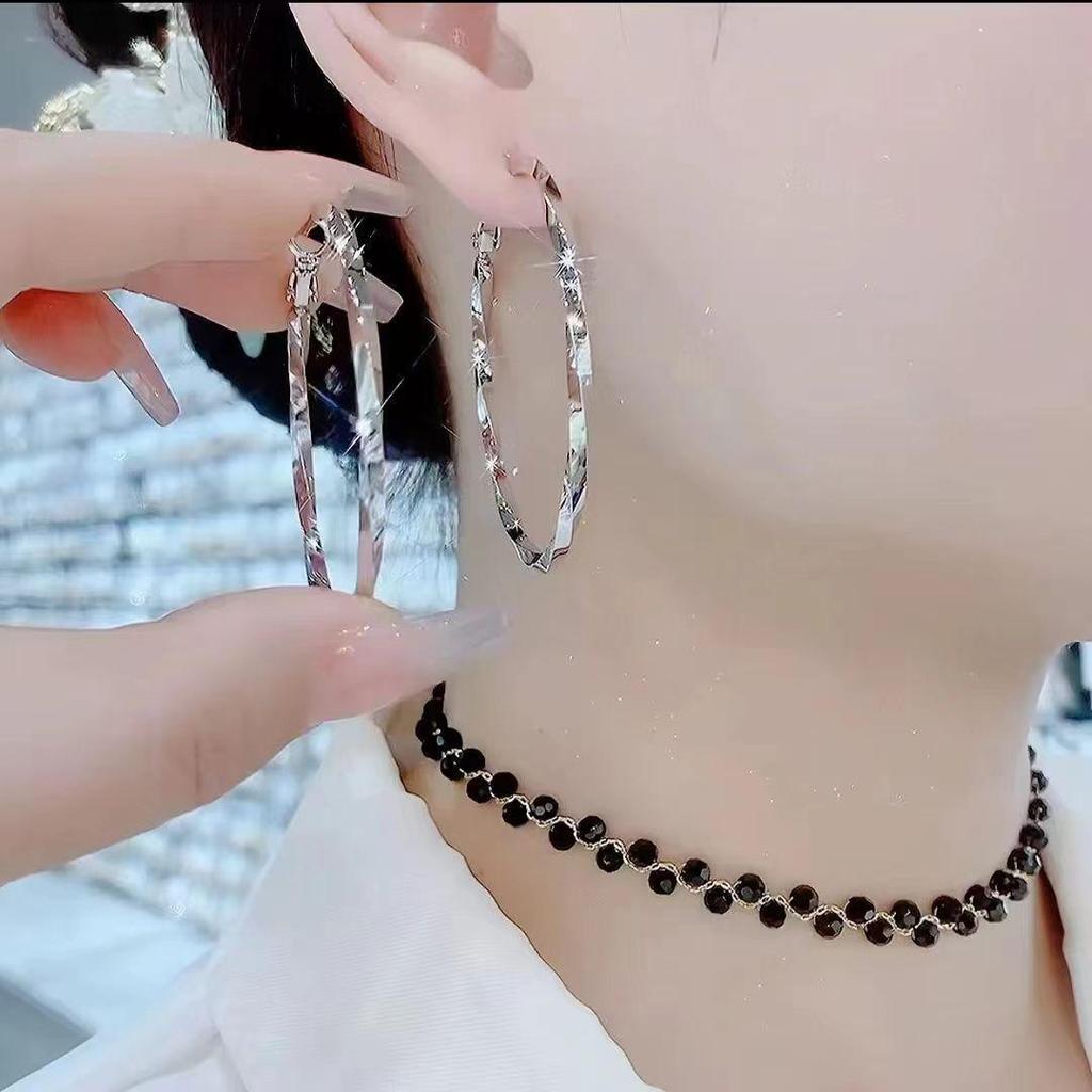 Elegant High-End European & American Hoop and Stud Earrings for Women