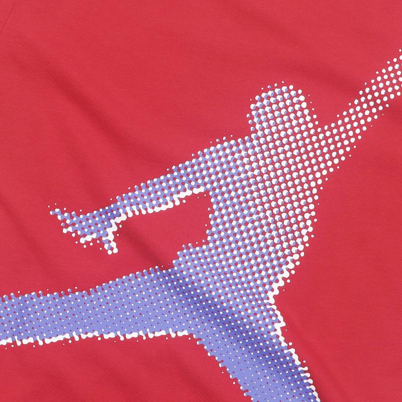 Jordan Jumpman Graphic Print Short Sleeve T-Shirt Men Tops Red DO8906-687