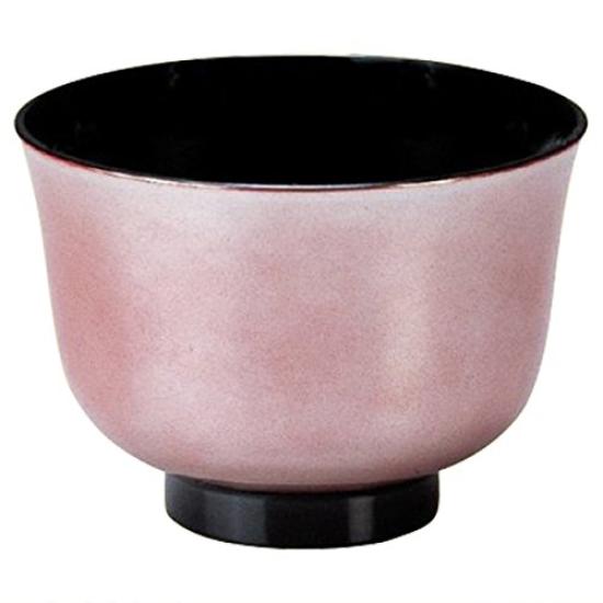 Fukui Craft Pearl Lily Soup Bowl 3-170-1 Vermilion/Silver