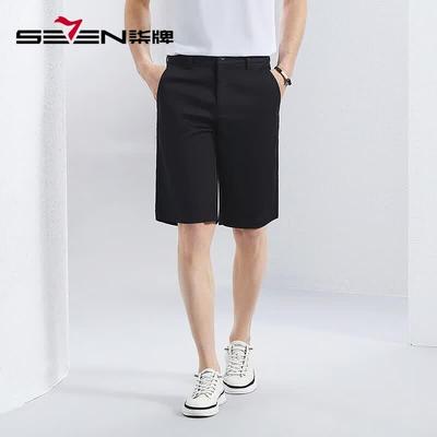 Men's Lyocell Blend Straight-Leg Casual Shorts