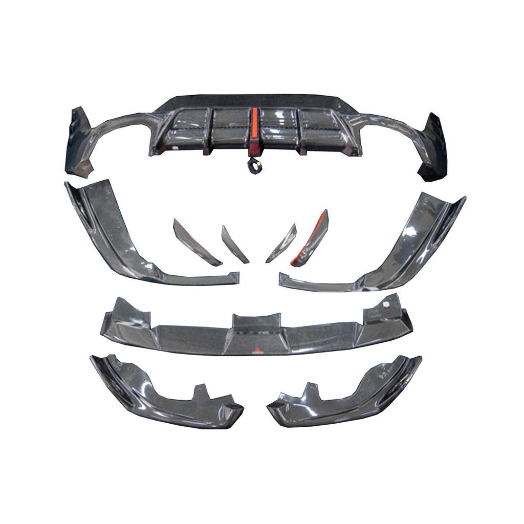 BMW 3 Series G20 AE Style Body Kit: Front Lip, Hood Deflectors, Rear Lip, Side Skirts, Fender