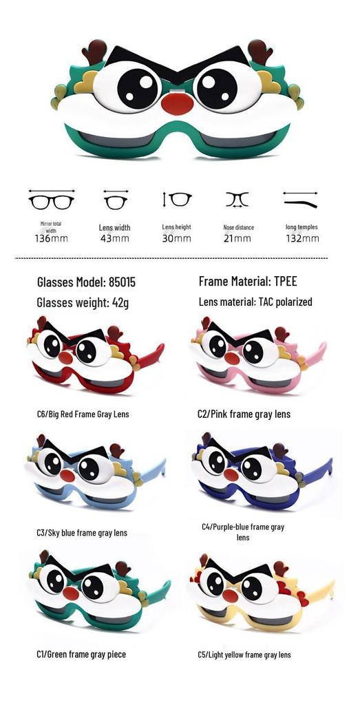 Kids' Polarized UV Protection Flip-Up Sunglasses for Outdoor Travel