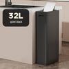 Double-Lid Large Capacity Trash Can for Kitchen, Public, Outdoor & Commercial Use