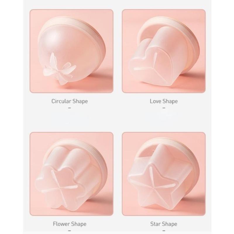 Cute and creative steamed food mold children's grilled food model kitchen food supplies compact storage 4-piece set