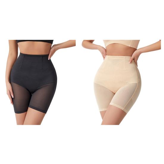 Kvinner Høy midje Formende shorts Magekontroll Rumpehever Gjenoppretting etter fødsel Stretch Shapewear Sømløse truser Undertøy