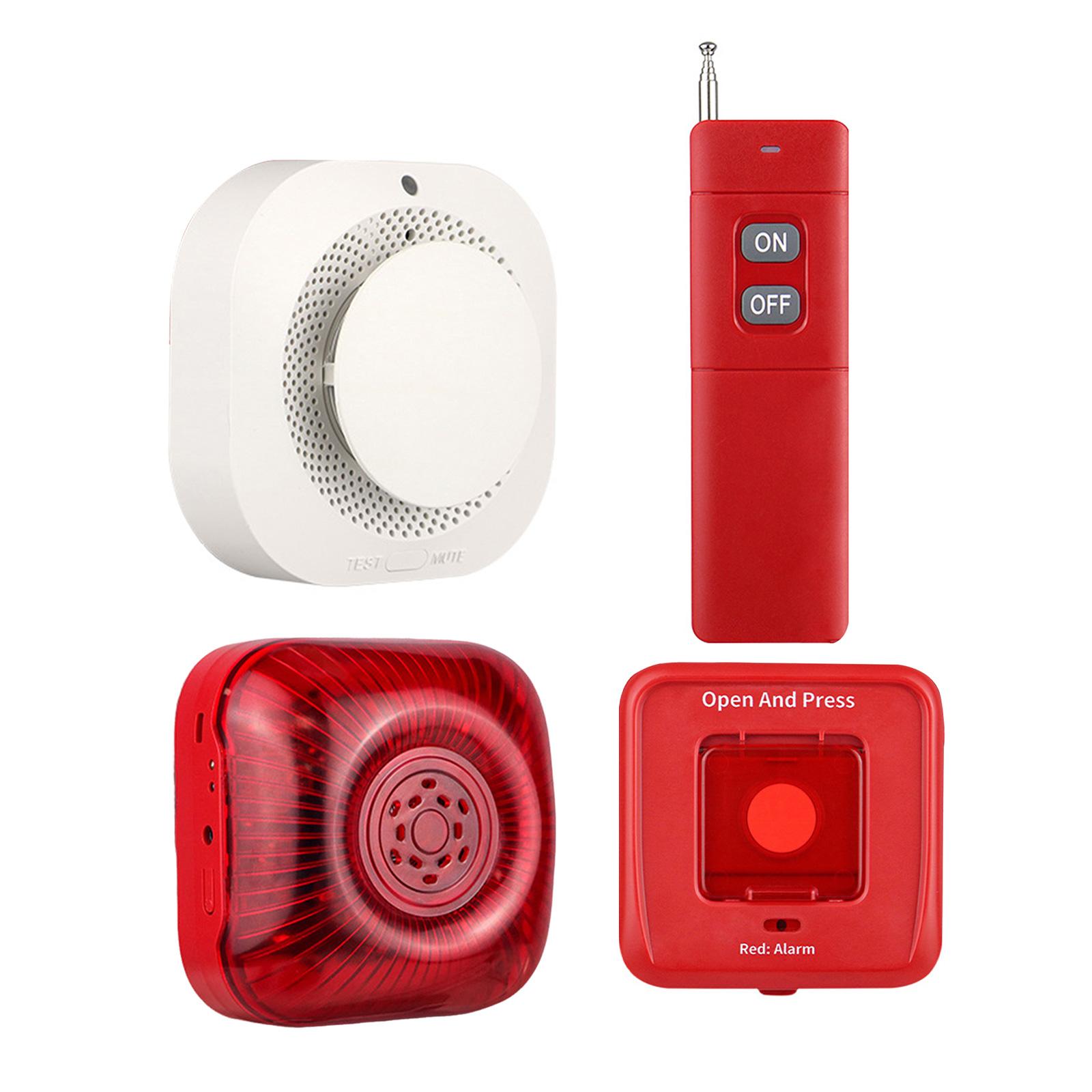Durability ABS Sound And Light Alarm