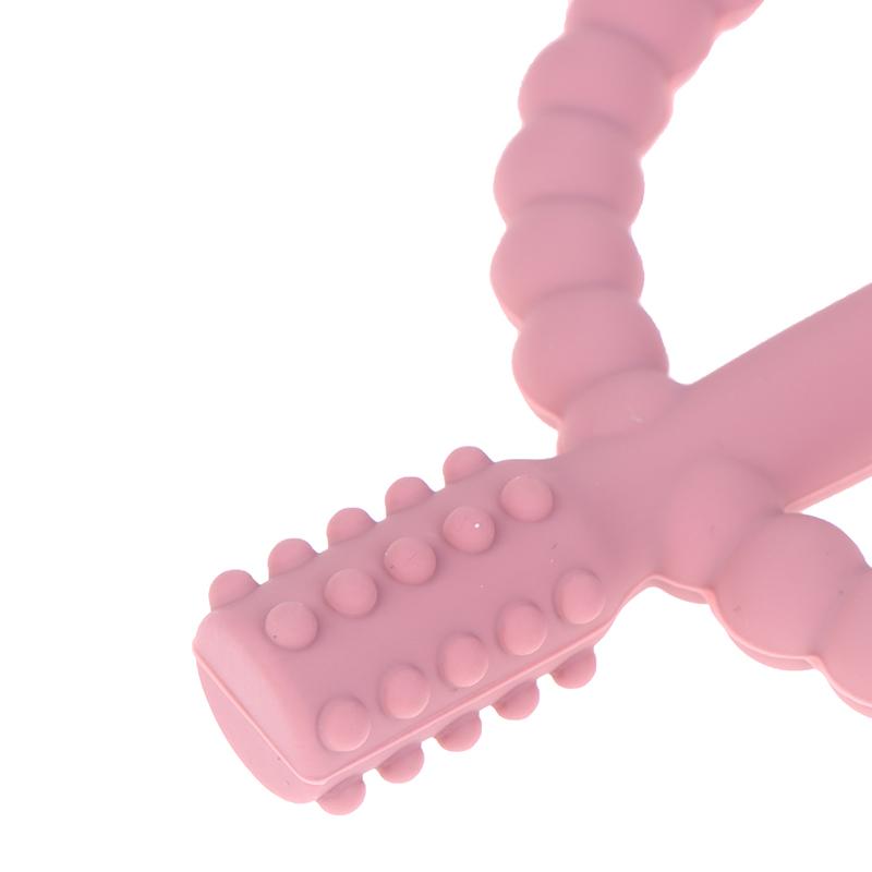 1 sztuka Silikonowy gryzak dla niemowląt Bez BPA Jakość spożywcza Silikonowy patyczek do ząbkowania dla niemowląt Do łańcuszka na smoczek Akcesoria dla dzieci