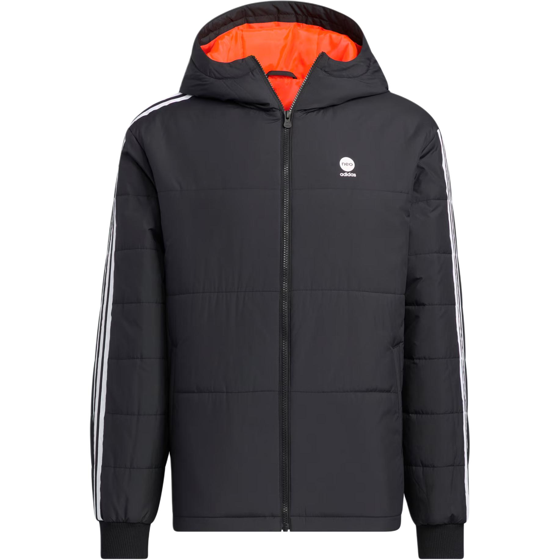 Adidas Neo Puffer Jackets Unisex Black Hooded Moderate Other HN7200 A/S