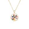 Collana con Catena Clavicolare Albero della Vita in Pietra Colorata per Donna - Gioielli più Venduti