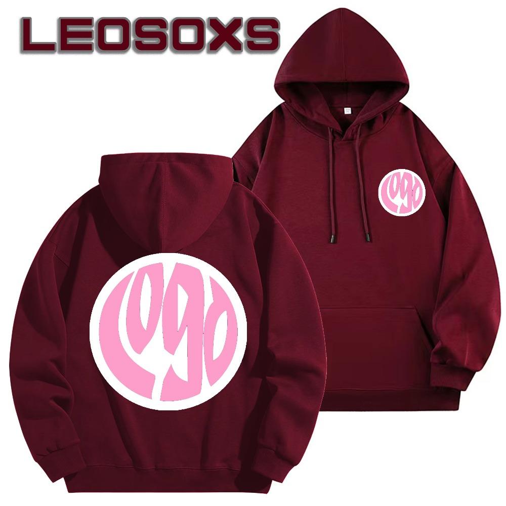 DIY Custom Logo Black Hooded Sweatshirt Pure Cotton Long-Sleeved Pullover Casual Top for Men And Women Autumn Winter Fashion