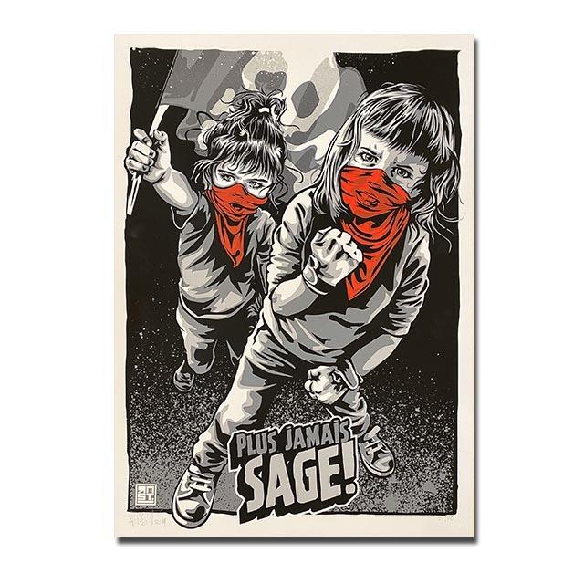 Street Graffiti Poster and Print Famous Artists RNST Works Canvas Painting Masked Cool Girl Boy Wall Art Picture Room Home Decor