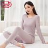 LANGSHA Women's Heating Cotton Thermal Underwear Set