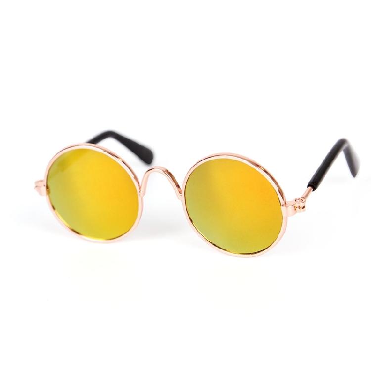 Pet Sunglasses Retro Dogs Round Sunglass Cosplays Accessory for Cats Small Dogs