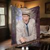 1pc Hollywood movie star John Wayne blanket, al season lightweigh Poster blanket home office outdoor nap multifunc Poster blanketional blanket