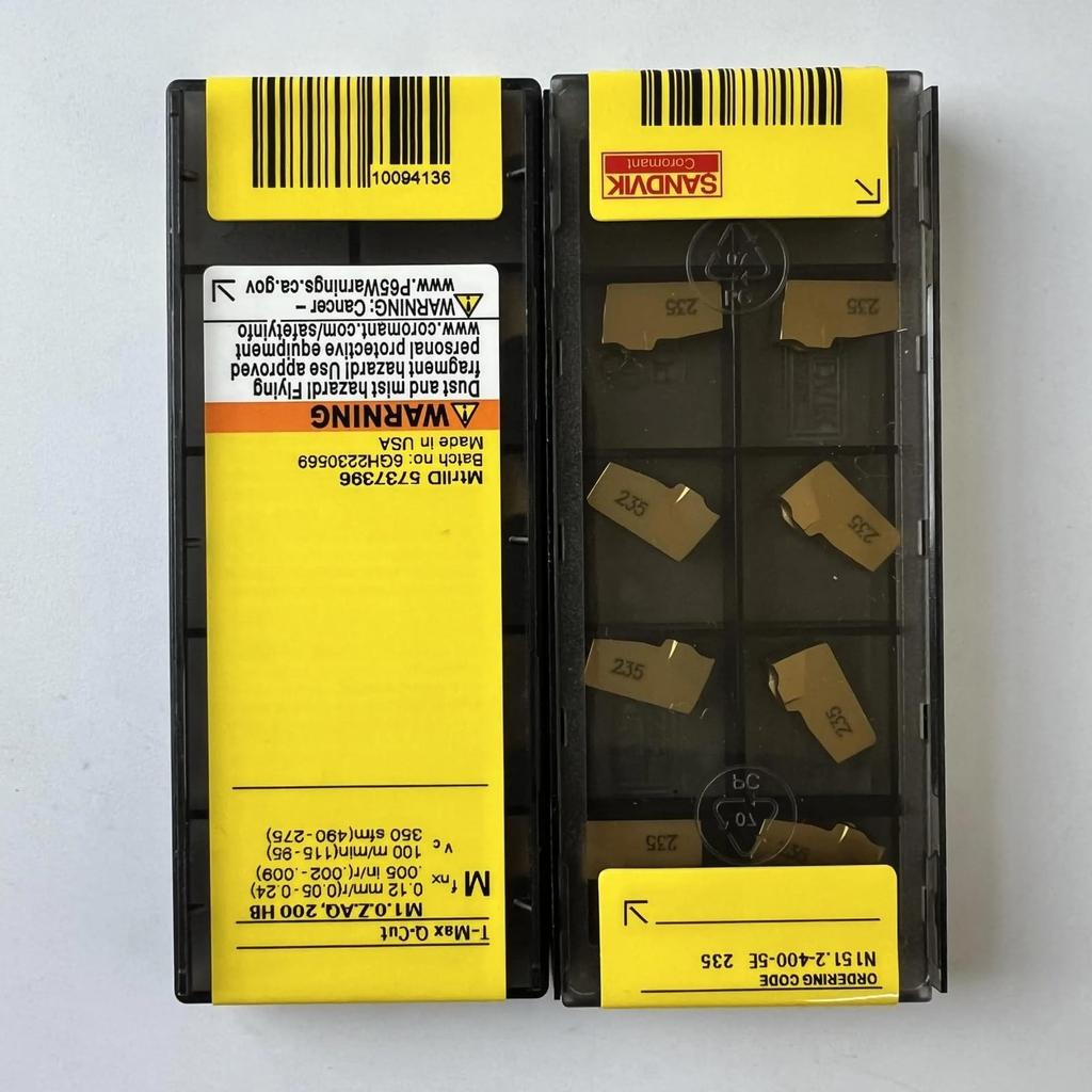 Original Sandvik / N151.2-400-5E 235 /CNC lathe carbide blade tool 10 Pcs