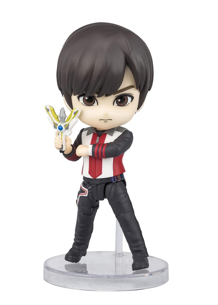 TAMASHII NATIONS Figuarts Mini Ultraman Trigger Manaka Approximately PVC ABS Painted Action Figure Kengo, 90mm, &