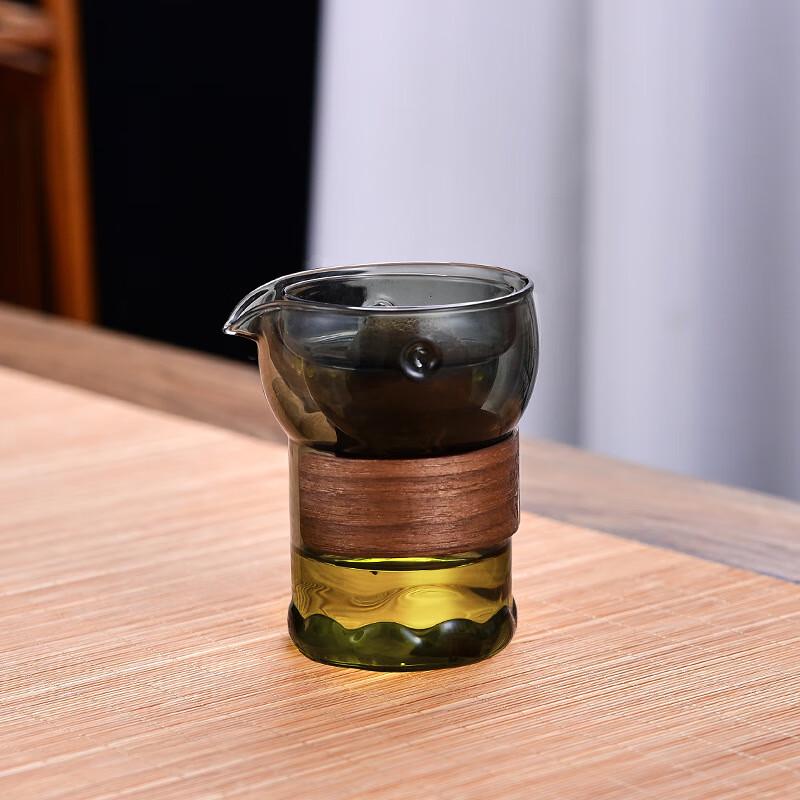 WA Rotating Kung Fu Tea Infuser Glass Cup Leisure Cup