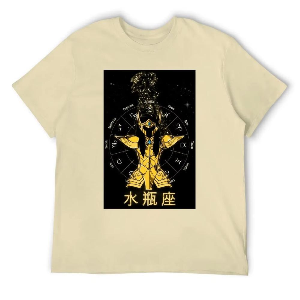 Aquarius Twelve Constellation (15) T-shirt Round Neck Sports Top Tee Premium Home Graphic USA Size