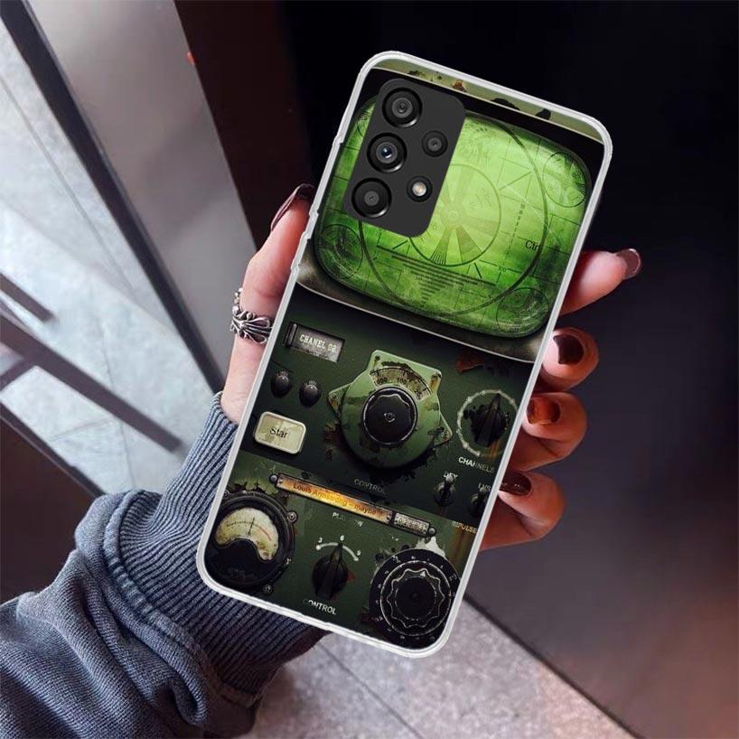 Aviation Aeroplane Helicopter Cockpit Instrument Phone Case For Samsung Galaxy A12 A52S A42 A32 A22 A51 A50 Note 20 Ultra 10 S10
