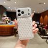 Plaid Rhinestone Protective Case for Apple 17 Pro Max/16 Pro - Large Window, Drop-Proof Design