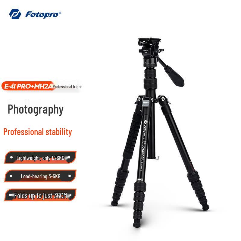 Fotopro E4I PRO Portable Convertible Tripod