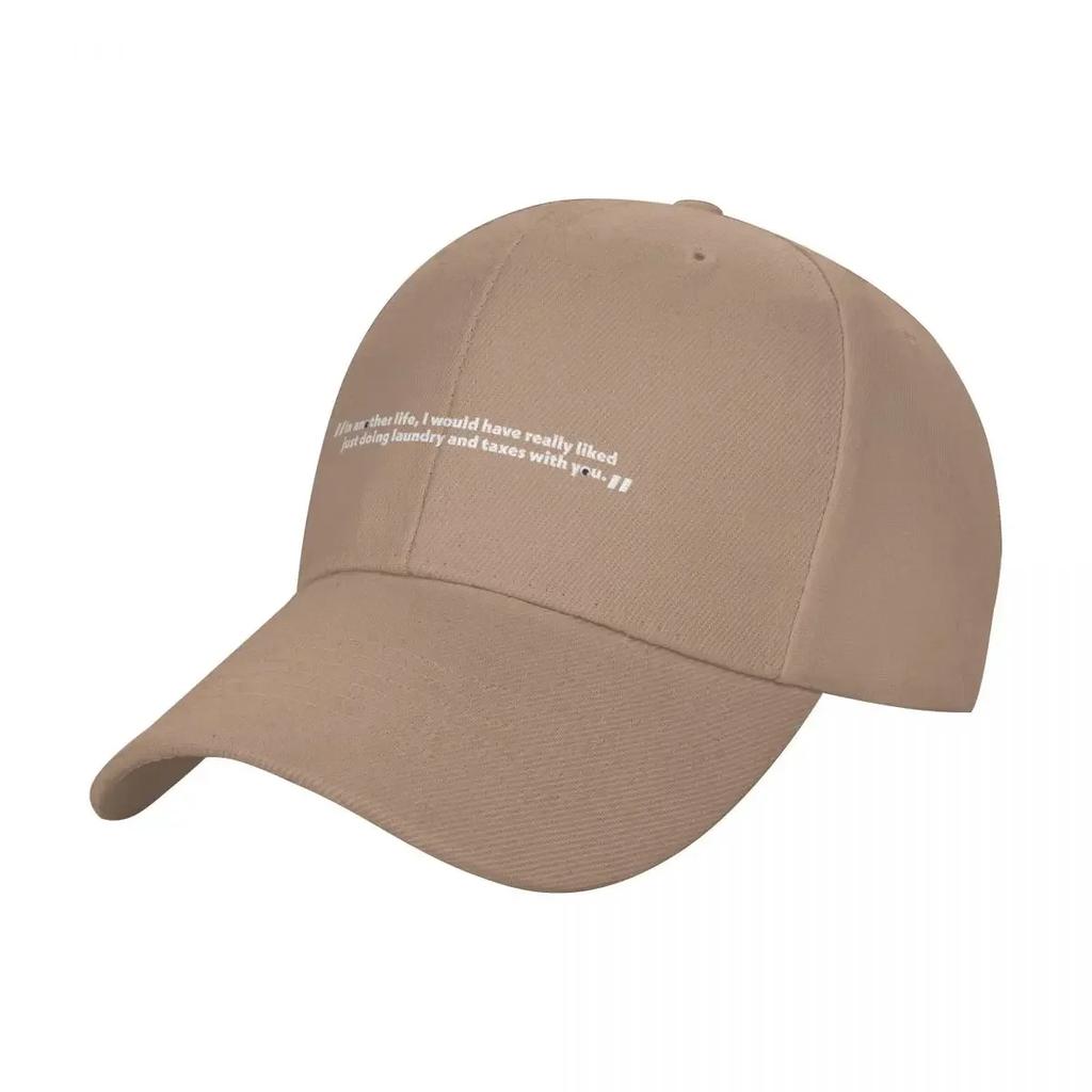 Laundry & Taxes (From 'Everything Everywhere All At Once') || white Baseball Cap Wild Ball Hat Snap Back Hat Women's Unisex's