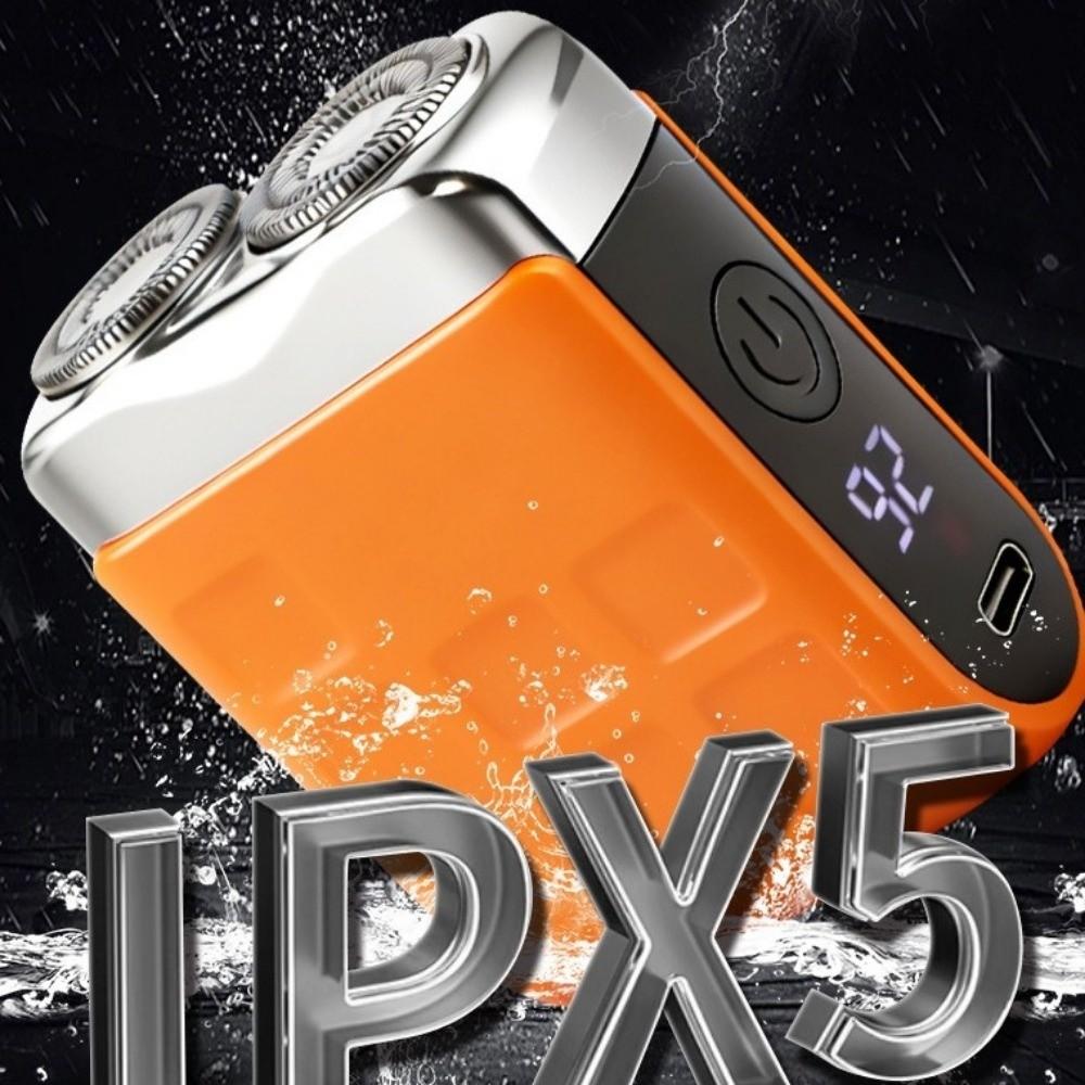 Type-C Charging Smart Shaver Waterproof Design Portable Rotary Razor Mini Electric Shaver Husband