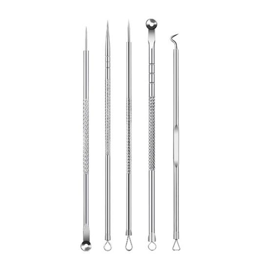 1ks/3ks/5ks/8ks Ultra jemná jehla na akné Nástroj na přesné odstranění černých teček Antikorozní jehla na akné z nerezové oceli