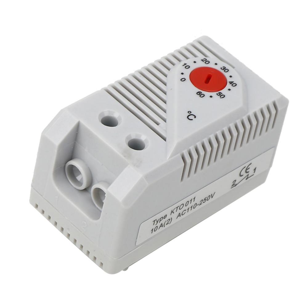 Electric Control 0-60℃ Adjustable Thermostat Durable KTS011 Temperature Controller KTO011 Thermostat Switch Heaters