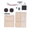 DIY Bluetooth Speaker Kit Stereo Surround Non Toxic Composite Wood DIY Speaker Kit for Pupil