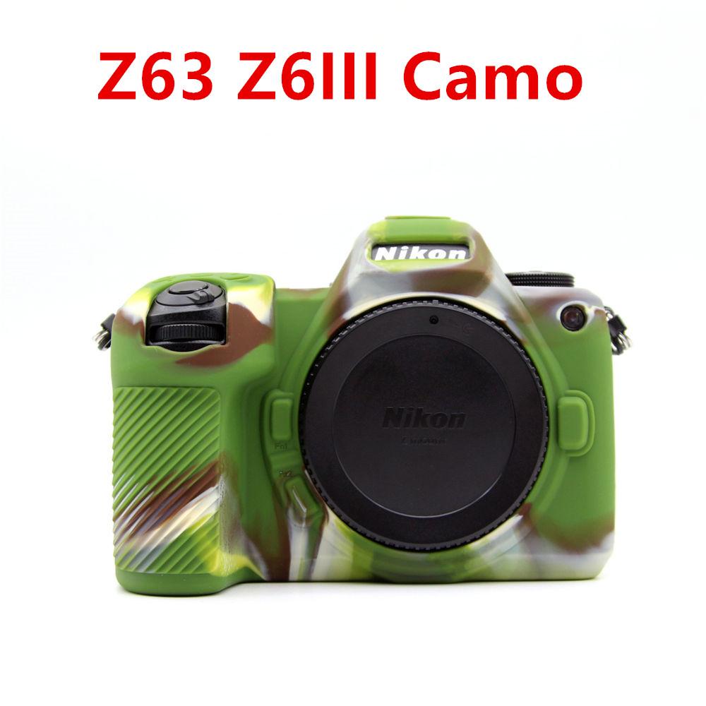 Weiche Silikon-Schutzhülle für Kamera, Schutzhülle für Nikon Z50 Z50II Z5 Z6 Z7 Z6II Z7II Z6III Z63 Kameratasche Gummi-Haut