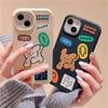Ins Korean Cute Cartoon Poodle Dog Silicone Phone Case For Iphone 14 13 12 Pro Max 11 Lovely Puppy Protective Soft Cover Funda