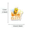 54pcs Little Bees Decorative Stickers for Water Cups, Computers, and Phone Cases
