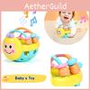 Colorful Baby Bee Soft Gel Bed Bell Rattle Toy Hand Grasping Ball Toy Children's Puzzle Toy