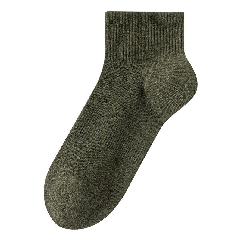 Herren Frühling und Sommer Reine Baumwolle Mesh Atmungsaktiv Deodorant Schweiß In Den Sportsocken