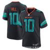 Mens Football Jersey Custom Number 10 HILL Dolphin Design Sportswear Team Practice Game