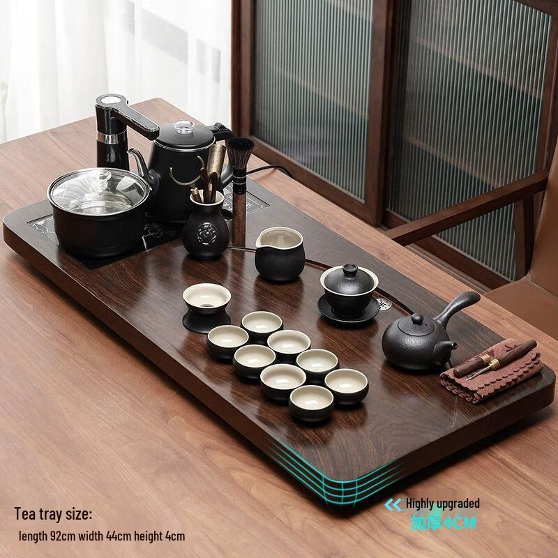 Jiakangming Luxury Automatic Solid Wood Kung Fu Tea Set One Size